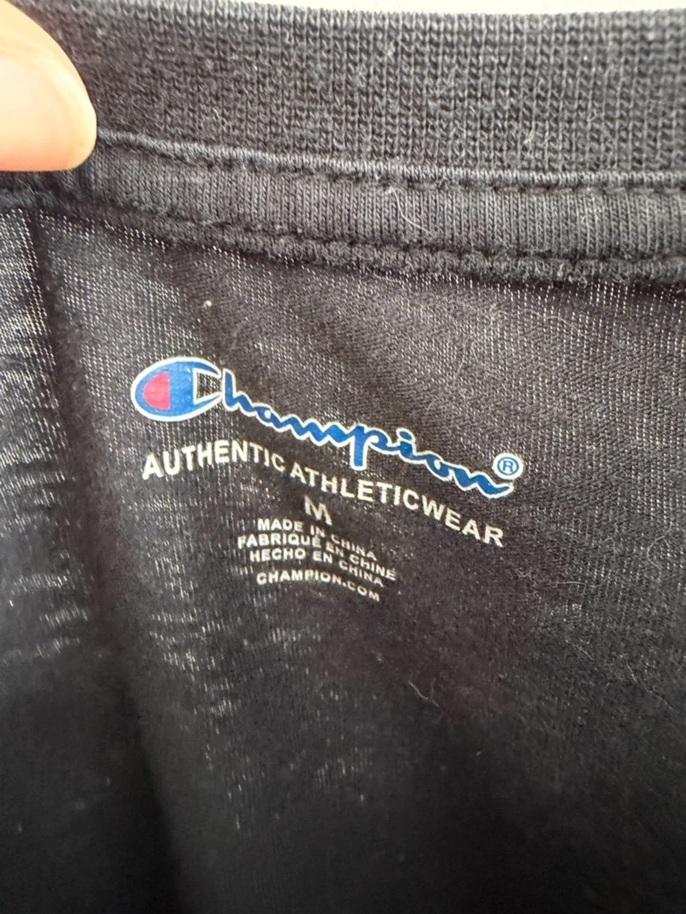 Champion Black Crop Top Médium - Picture 4 of 4